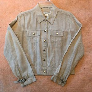 Christopher & Banks Jean Jacket silhouette